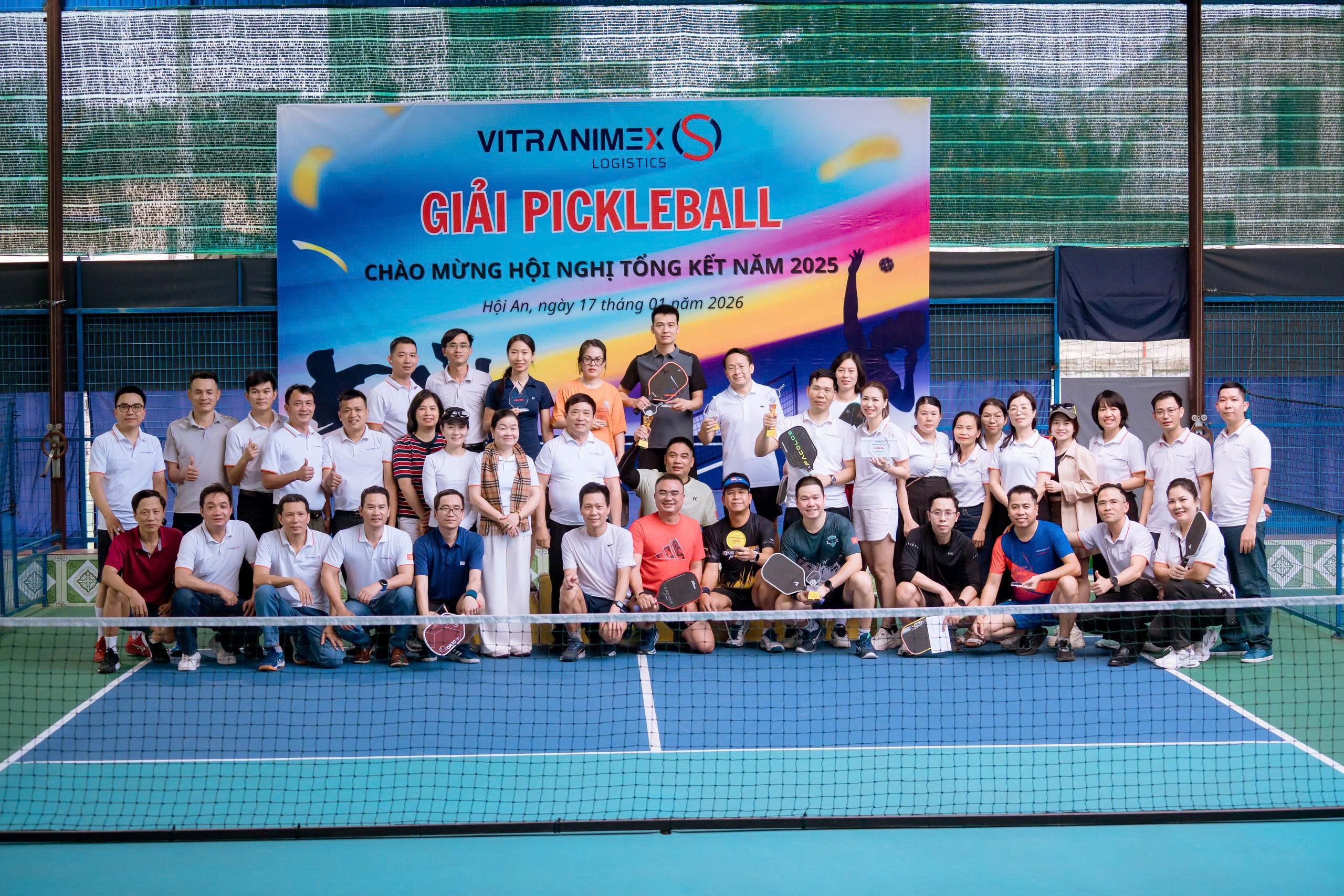 Giải Pickleball Vitranimex Logistics năm 2026: Gắn kết tinh thần, nâng cao sức mạnh nội lực